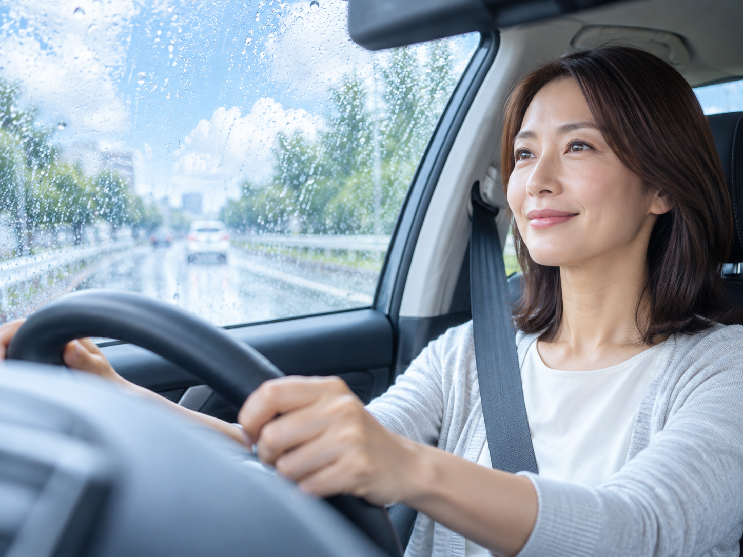 雨の日の運転